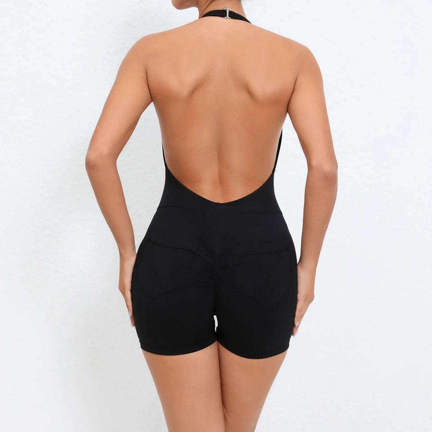 MOBODY Scrunch Halter Onesie
